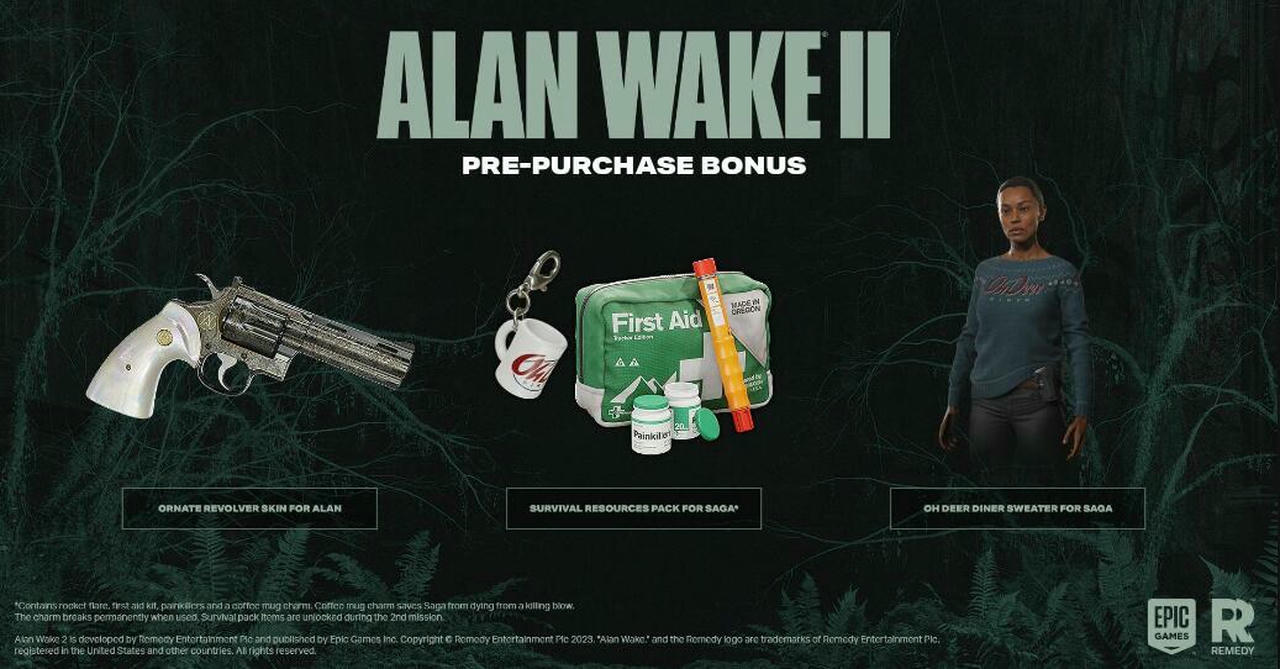 心灵杀手2：豪华版 Alan Wake II：Deluxe Edition 更新湖边小屋DLC 免安装中文版[110GB]【B4288】