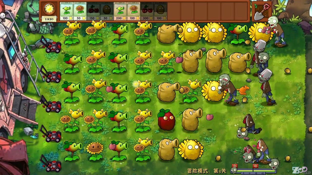 植物大战僵尸杂交版 v3.3+作弊器 植物大战僵尸融合版 v2.3-PC+安卓 Plants vs.Zombies 免安装中文版[1.46GB]【B4746】